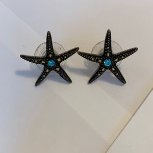 Betsey Johnson starfish earrings